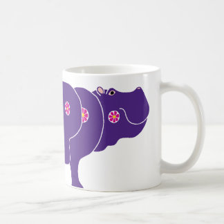 flower hippo コーヒーマグカップ