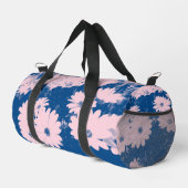 Flower image on duffle bag ダッフルバッグ (右コーナー)