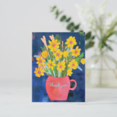 Flower Impression Thank you ポストカード (スタンド正面)