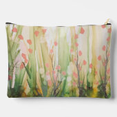 Flower in the Forest Print Cosmetic Bag アクセサリーポーチ (裏面)