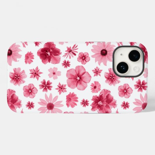 Flower Iphone case Case-Mate iPhoneケース (裏面 (横))