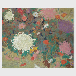 flower【Japanese painting】 ラッピングペーパー