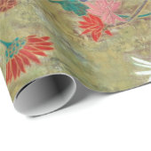 flower【Japanese painting】 ラッピングペーパー (ロールコーナー)