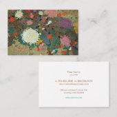 flower【Japanese painting】 名刺 (正面/裏面)