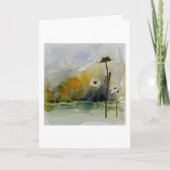 Flower Landscape Greeting Card Blank Inside  カード (正面)