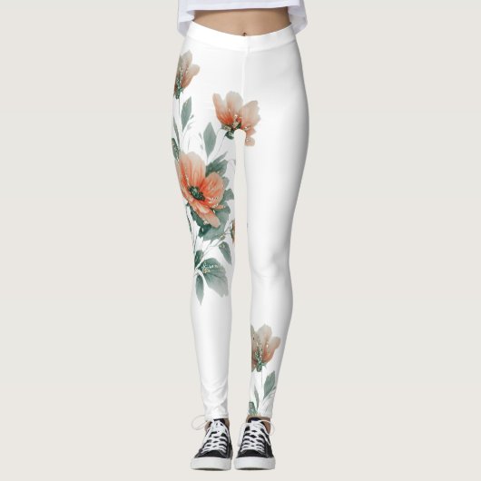 flower legging レギンス (正面)