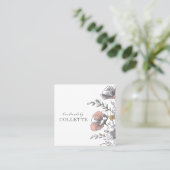 Flower Logo Handmade By スクエア名刺 (スタンド正面)