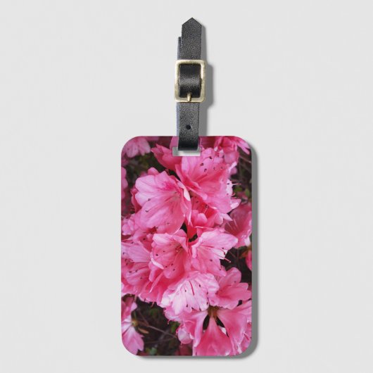 Flower Luggage Tag ラゲッジタグ (正面縦)