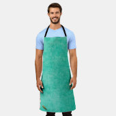 Flower magnolia paper vintage old エプロン (着用した状態)