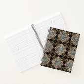 Flower Mandala Weave Spiral Notebook ノートブック (内部)