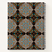 Flower Mandala Weave Spiral Notebook ノートブック (裏面)