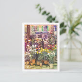 Flower Market イタリアン by Maurice Prendergast ポストカード (スタンド正面)