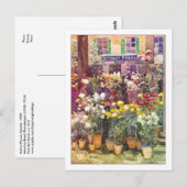 Flower Market イタリアン by Maurice Prendergast ポストカード (正面/裏面)