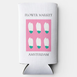 Flower Market - Amsterdam スリム缶クーラー