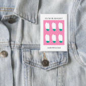 Flower Market - Amsterdam 缶バッジ (インサイチュ)