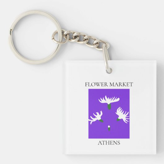 Flower Market - Athens キーホルダー (正面)