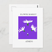 Flower Market - Athens ポストカード (正面/裏面)