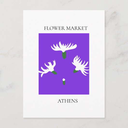 Flower Market - Athens ポストカード (正面)