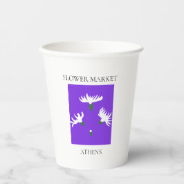 Flower Market - Athens 紙コップ