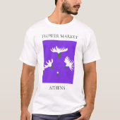 Flower Market - Athens Tシャツ (正面)
