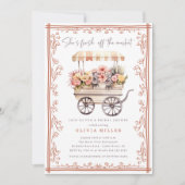 Flower Market  Bridal Shower Invitation 招待状 (正面)