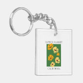 Flower Market - California キーホルダー (正面左)
