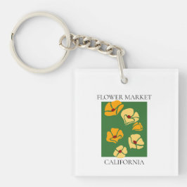Flower Market - California キーホルダー