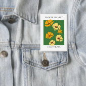 Flower Market - California 缶バッジ (インサイチュ)