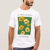 Flower Market - California Tシャツ (正面)