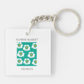 Flower Market - Georgia キーホルダー (裏面)