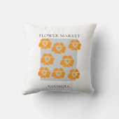 Flower Market - Georgia クッション (裏面)