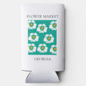 Flower Market - Georgia スリム缶クーラー (裏面)