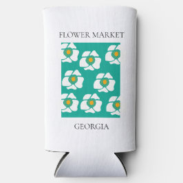 Flower Market - Georgia スリム缶クーラー