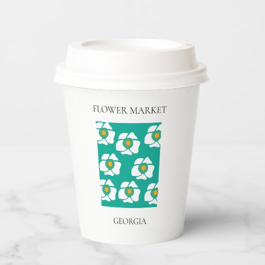 Flower Market - Georgia 紙コップ (正面)