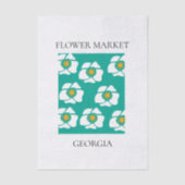 Flower Market - Georgia 薄葉紙 (正面)