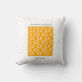 Flower Market - Kansas クッション