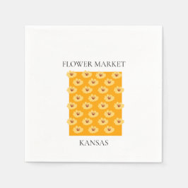 Flower Market - Kansas スタンダードカクテルナプキン