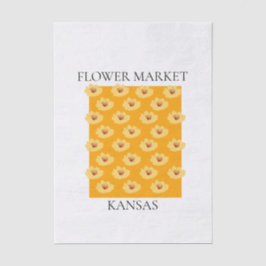 Flower Market - Kansas 薄葉紙