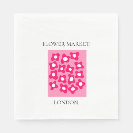 Flower Market - London スタンダードランチョンナプキン