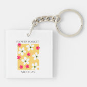 Flower Market - Michigan キーホルダー (裏面)