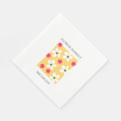 Flower Market - Michigan スタンダードランチョンナプキン (角)