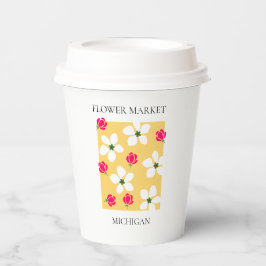 Flower Market - Michigan 紙コップ