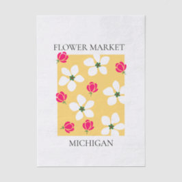 Flower Market - Michigan 薄葉紙