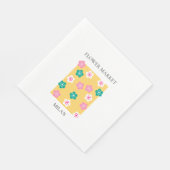 Flower Market - Milan スタンダードランチョンナプキン (角)
