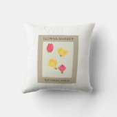 Flower Market - Netherlands クッション (裏面)