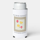 Flower Market - Netherlands スリム缶クーラー (Seltzer正面)