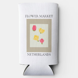 Flower Market - Netherlands スリム缶クーラー
