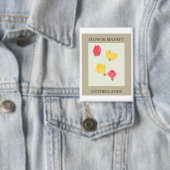 Flower Market - Netherlands 缶バッジ (インサイチュ)