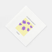 Flower Market - Paris スタンダードランチョンナプキン (角)