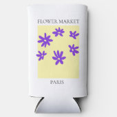 Flower Market - Paris スリム缶クーラー (正面)
